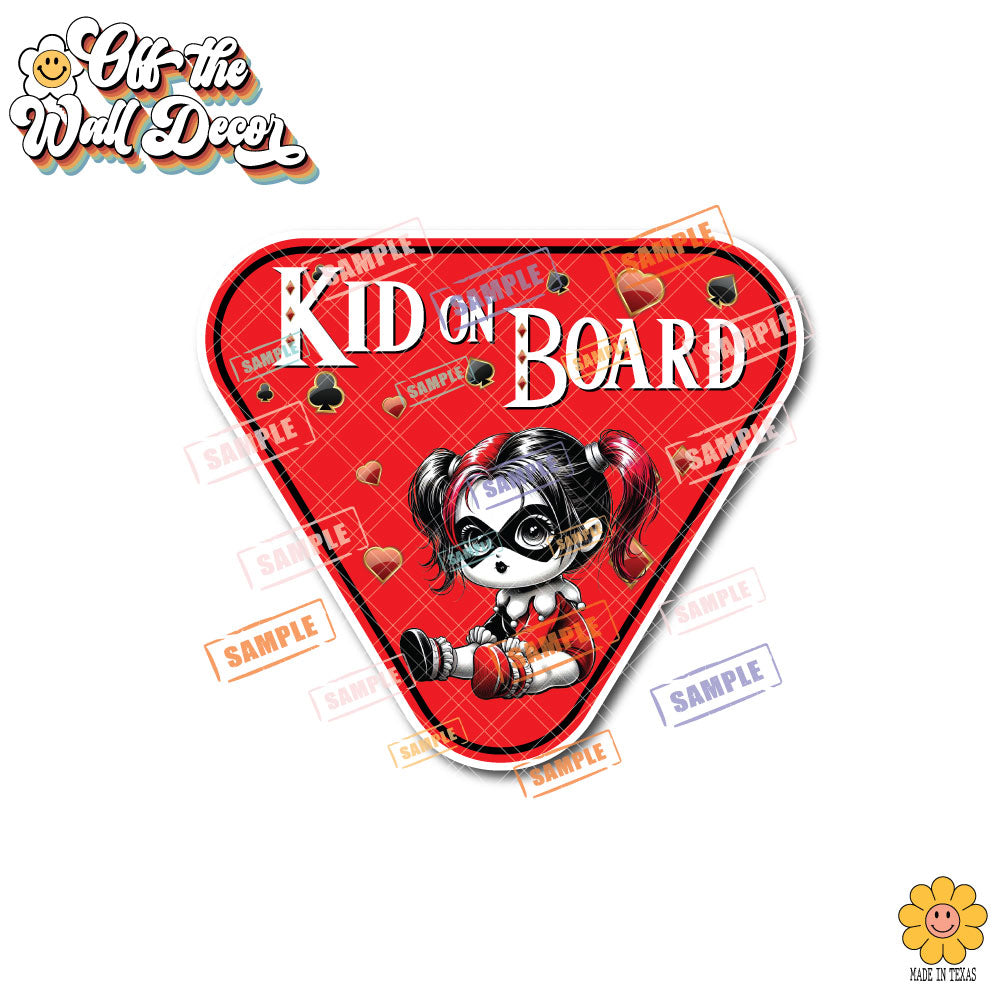 Little Harley | Baby on Board | Suction Cup Sign, Magnet OR Vinyl Decal Sticker