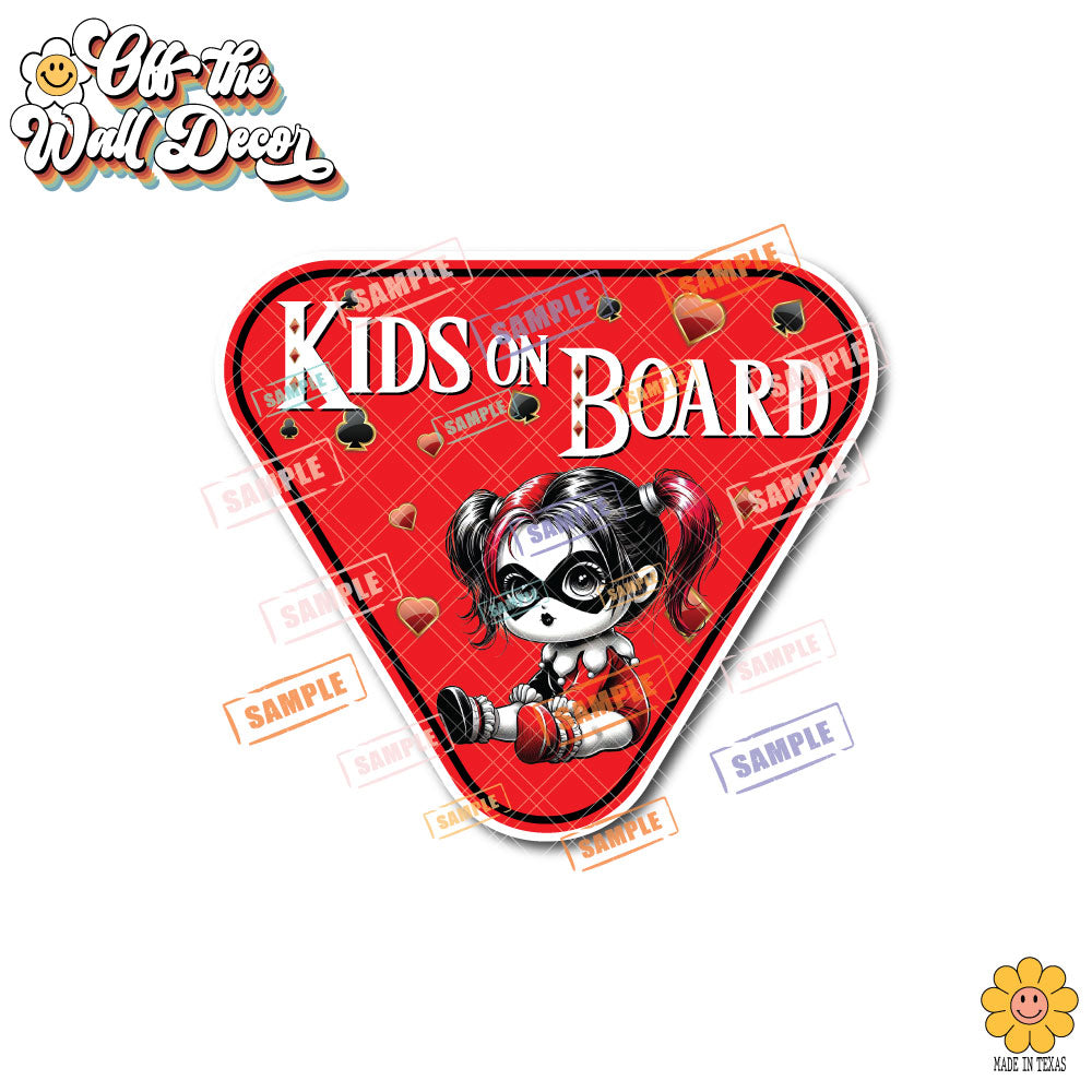 Little Harley | Baby on Board | Suction Cup Sign, Magnet OR Vinyl Decal Sticker