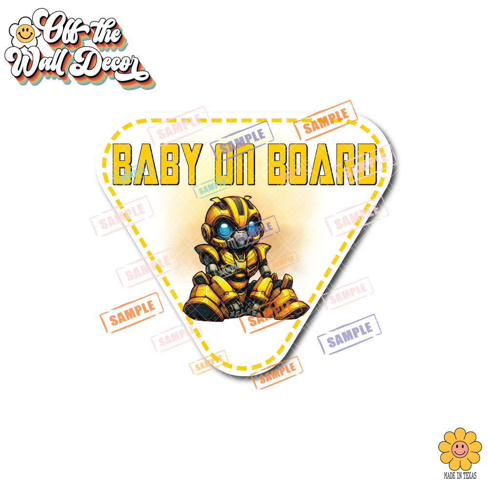 Baby Bumble Bee | Baby on Board | Vinyl Decal Sticker