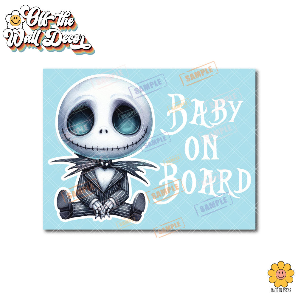 Baby Jack | Baby on Board | Suction Cup Sign, Magnet OR Vinyl Decal Sticker