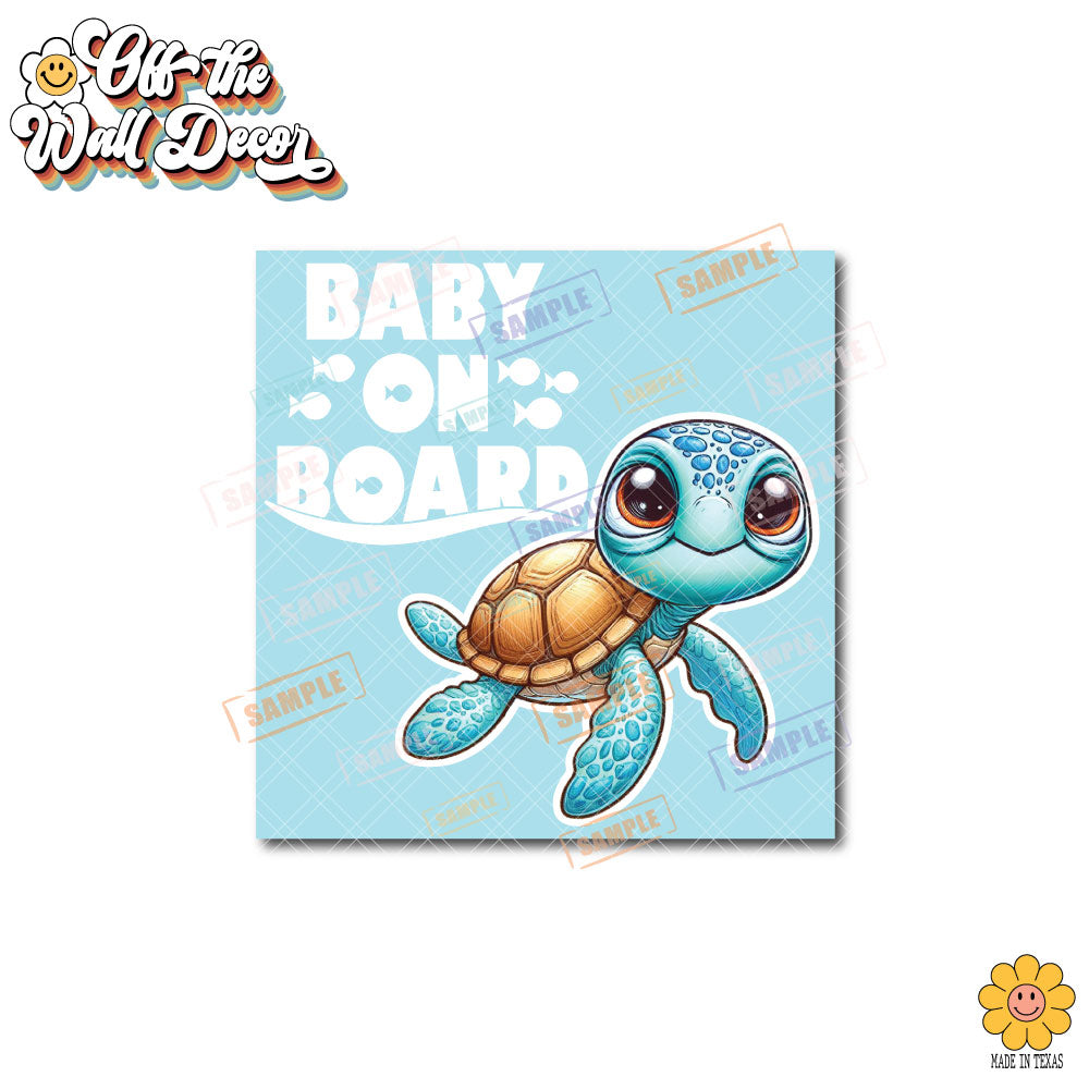 Little Squirt | Baby on Board | Suction Cup Sign, Magnet OR Vinyl Decal Sticker