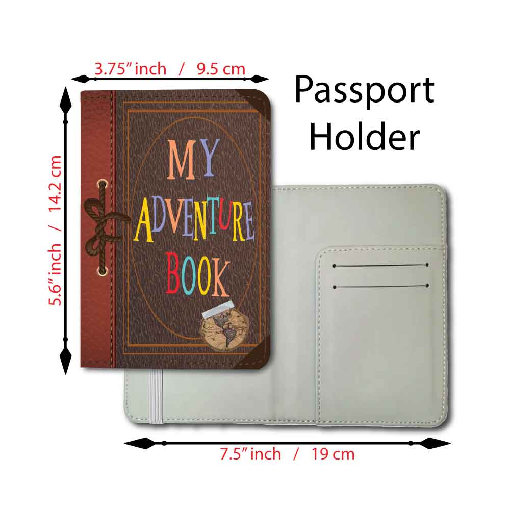 UP Movie Scrapbook Replica | My Adventure Book | Passport Holder & Luggage Tag