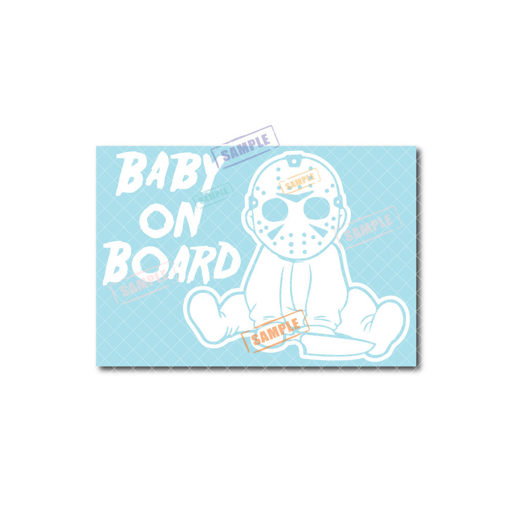 Baby Jason | Baby on Board | Suction Cup Sign, Magnet OR Vinyl Decal Sticker