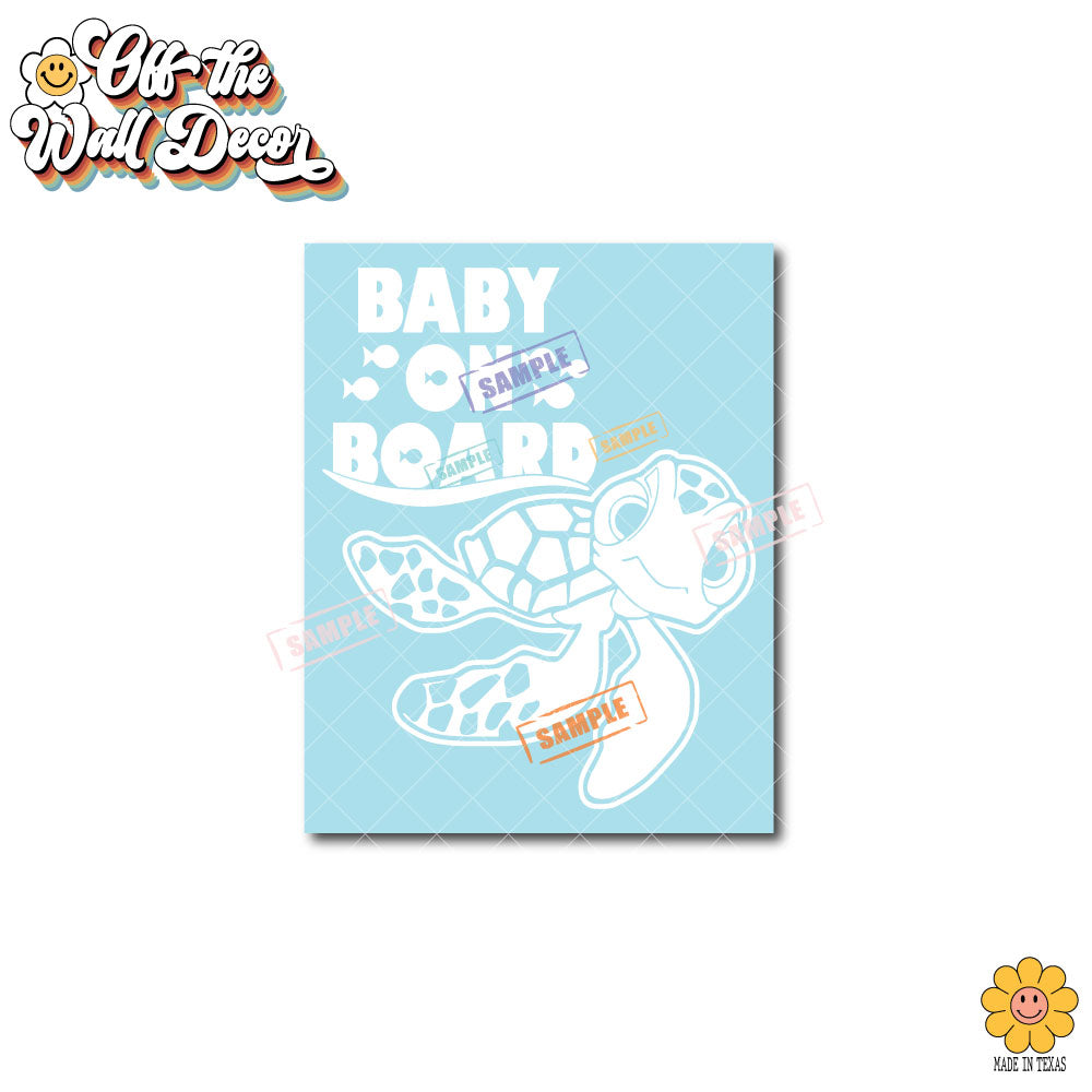 Little Squirt | Baby on Board | Suction Cup Sign, Magnet OR Vinyl Decal Sticker