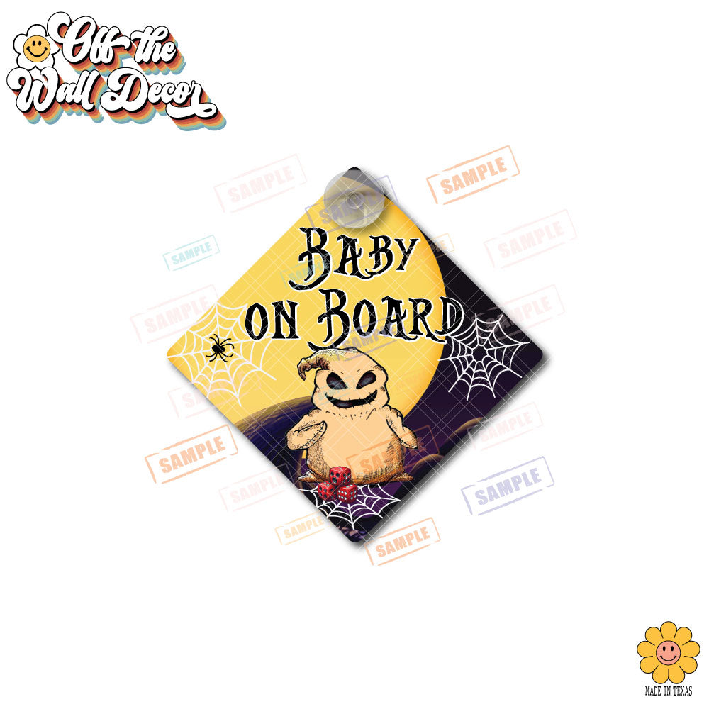 Baby on Board | Baby Oogie | Suction Cup Sign, Magnet OR Vinyl Decal Sticker