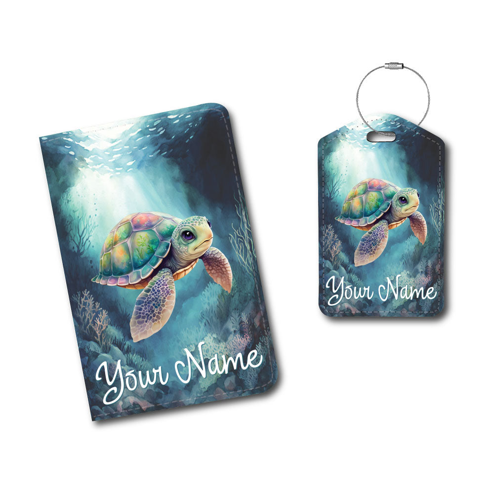 Sea Turtle | Passport Holder & Luggage Tag