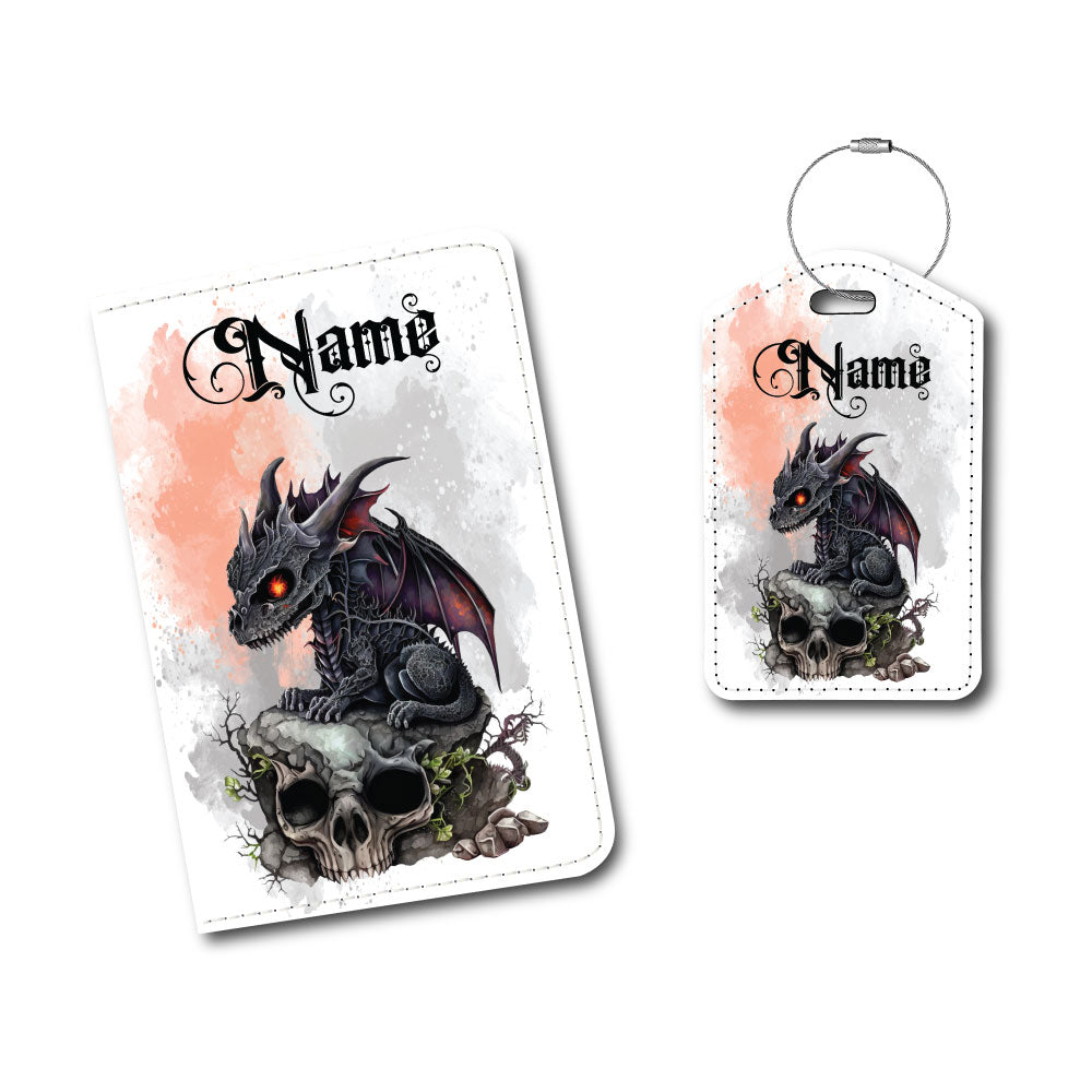 Black Dragon | Passport Holder & Luggage Tag
