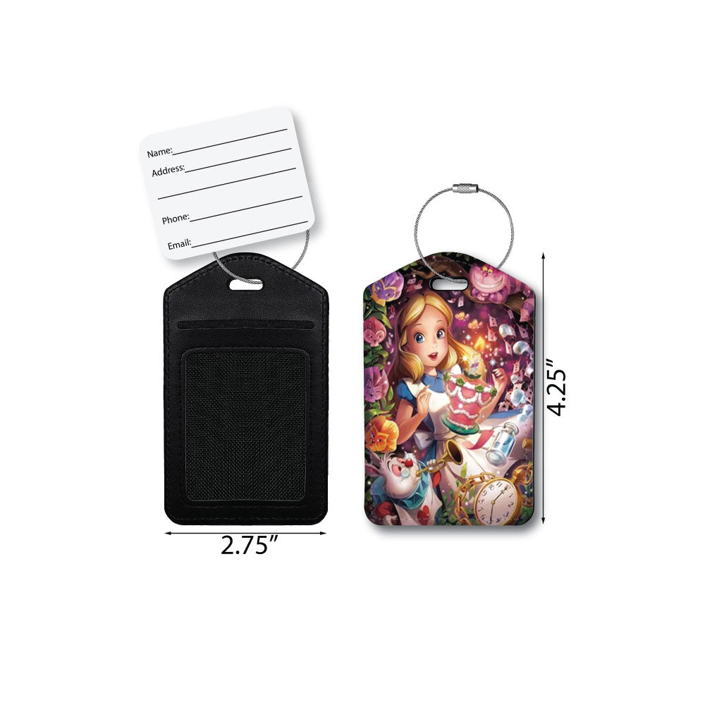 Alice In Wonder Land | Passport Holder & Luggage Tag
