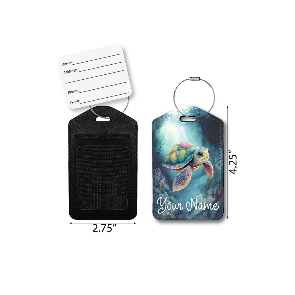 Sea Turtle | Passport Holder & Luggage Tag