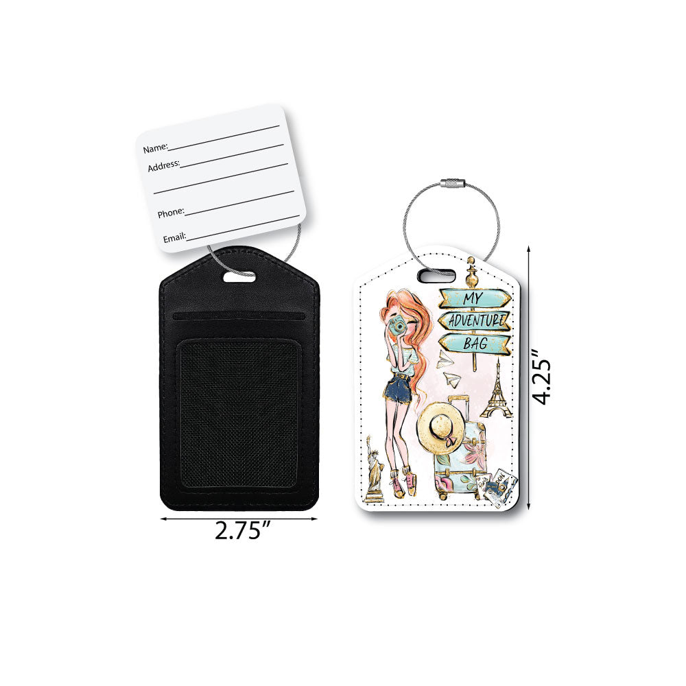 Wander! Picture this! | Passport Holder & Luggage Tag