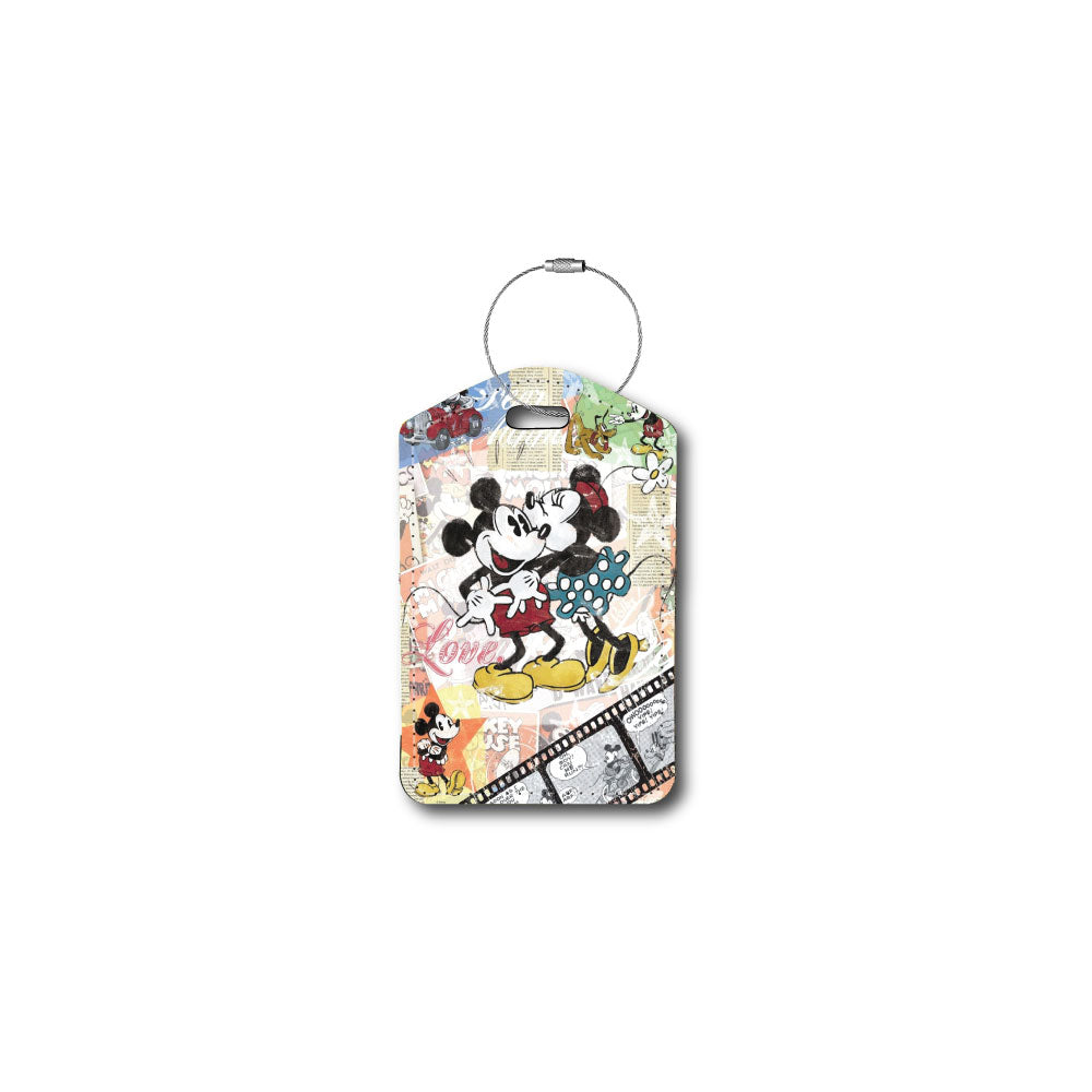 Vintage Mickey & Minnie Classic Films | Passport Holder & Luggage Tag