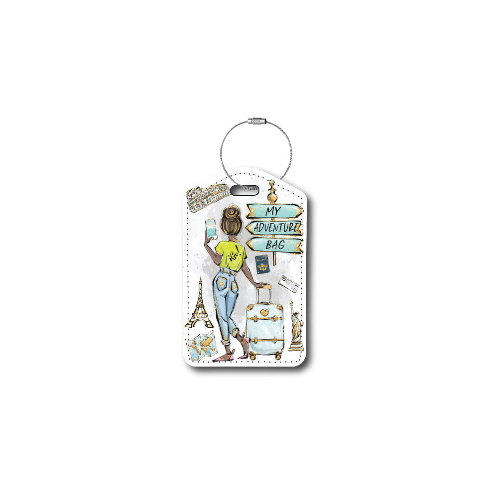 Wander! I Go! | Passport Holder & Luggage Tag