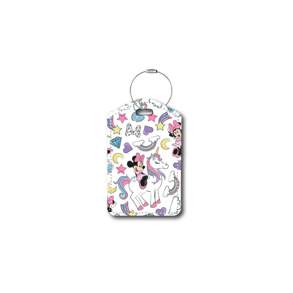 Minnie in Pink with Unicorn | Passport Holder & Luggage Tag