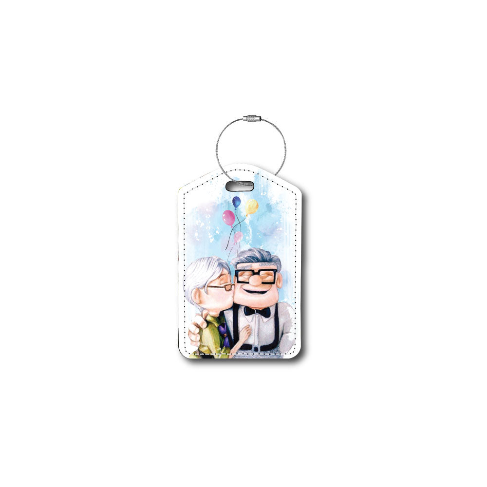 Carl and Ellie Portrait | Passport Holder & Luggage Tag