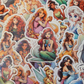 Princess Mug Waterproof Sticker: Holographic or Glossy Laminate