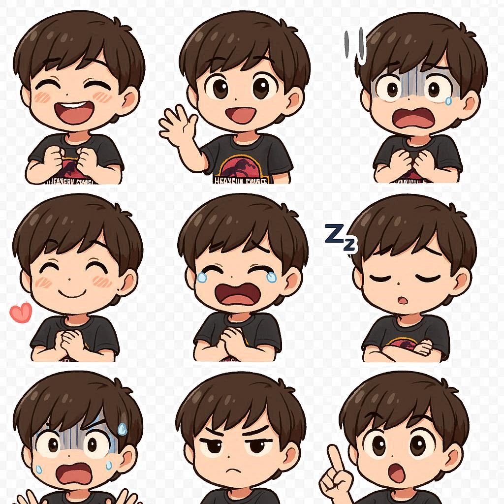 Sticker Me! Includes all 9 stickers