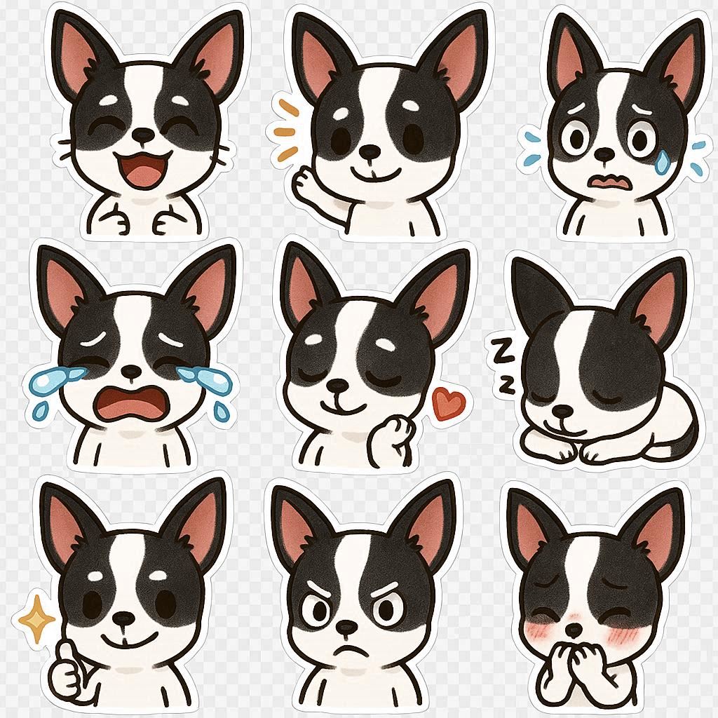 Sticker Me! Includes all 9 stickers
