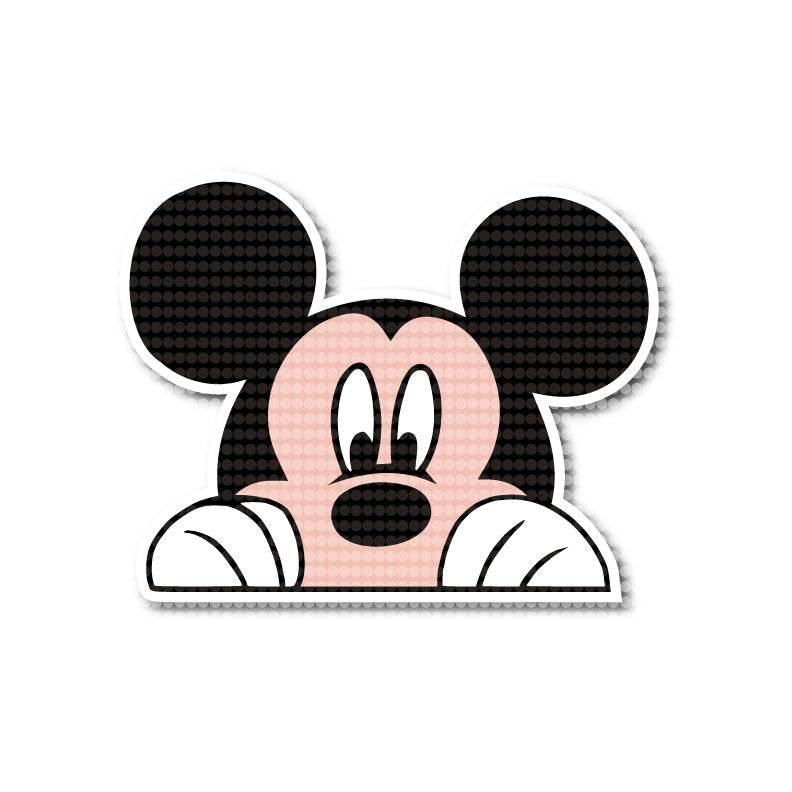 Mickey & Minnie Mouse Peeking Family