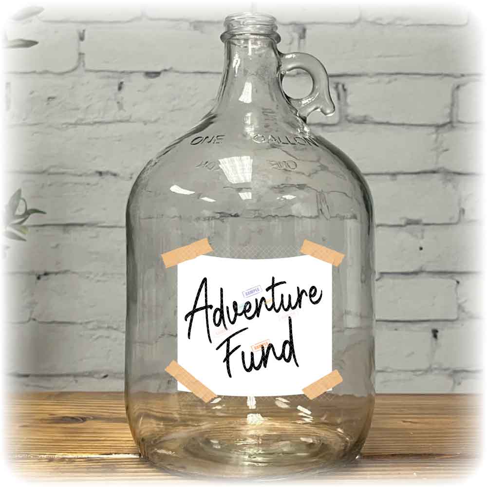 UP Inspired ADVENTURE FUND | Label Sign