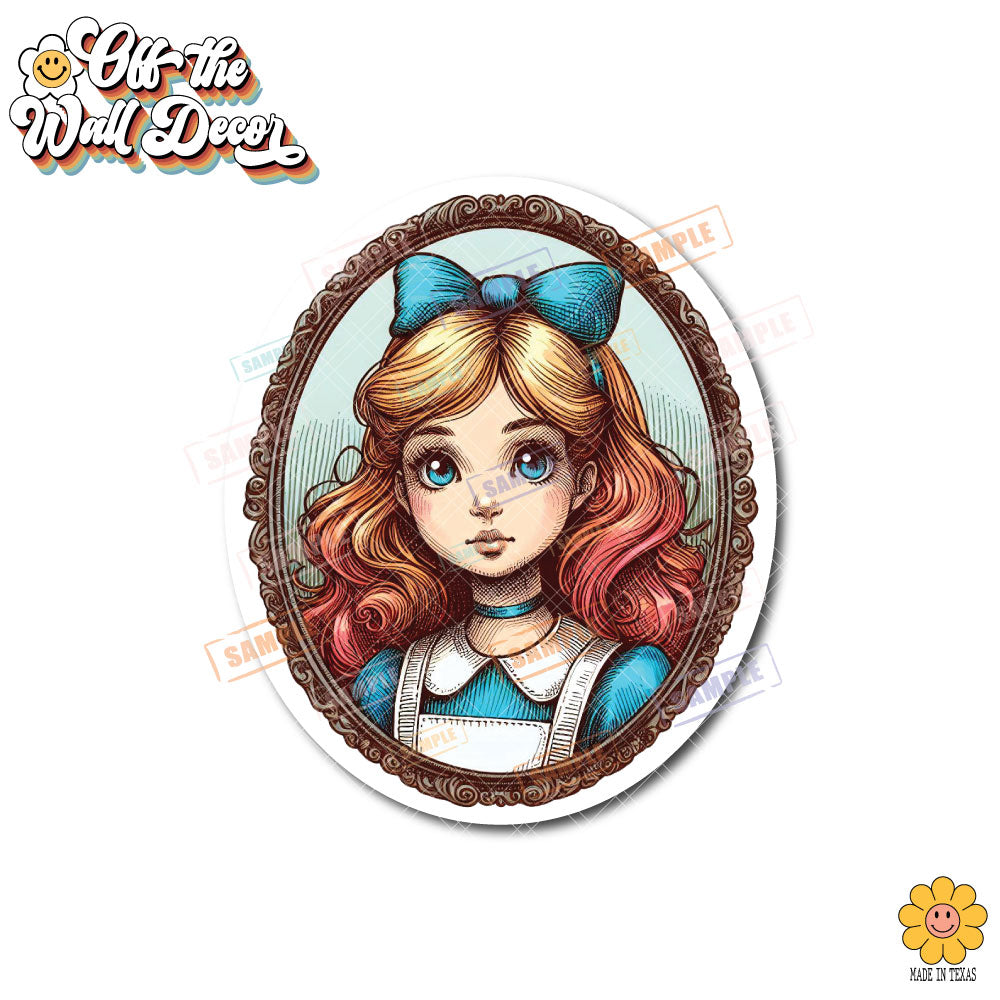 Princess Mug Waterproof Sticker: Holographic or Glossy Laminate
