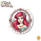 Princess Mug Waterproof Sticker: Holographic or Glossy Laminate