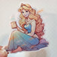 Princess Mug Waterproof Sticker: Holographic or Glossy Laminate