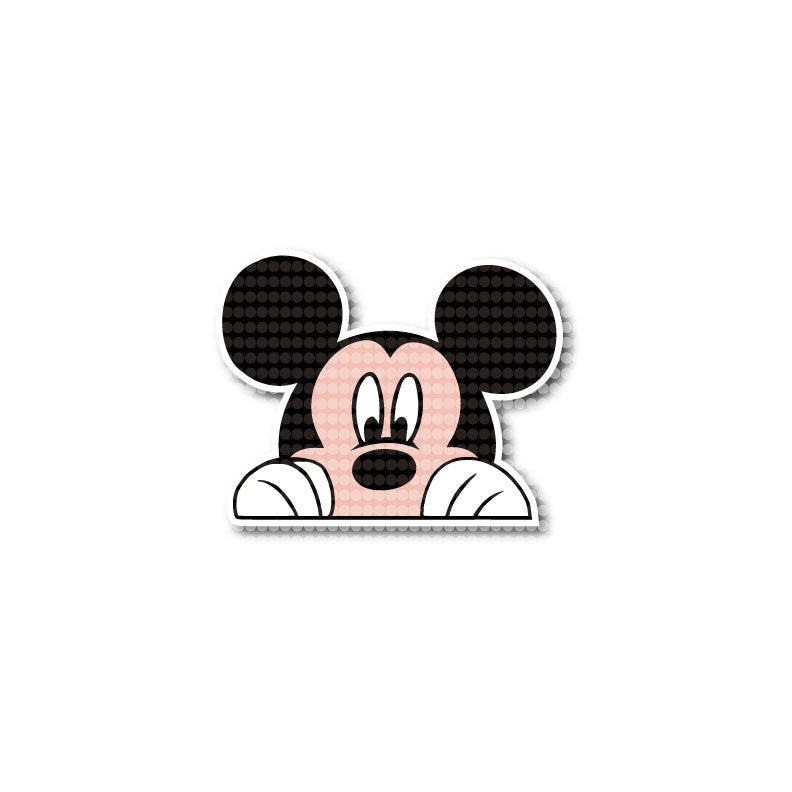 Mickey & Minnie Mouse Peeking Family
