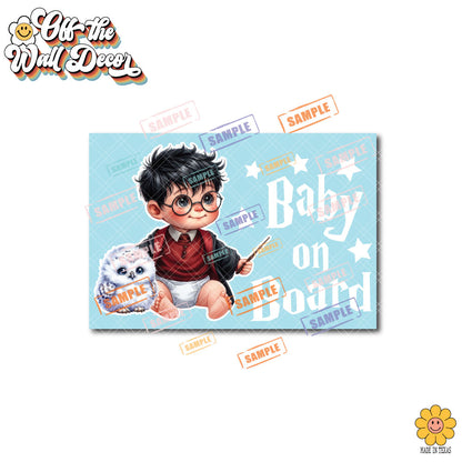 Wizard on Board | Baby on Board | Vinyl Decal Sticker
