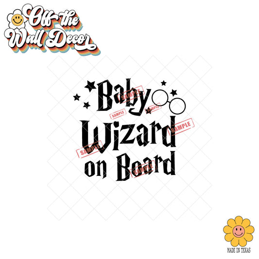 Baby on Board Wizard | Baby on Board | Vinyl Decal Sticker