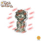 Colorful Zombie Family Stick Figure Vinyl Car Decal Sticker