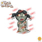 Colorful Zombie Family Stick Figure Vinyl Car Decal Sticker