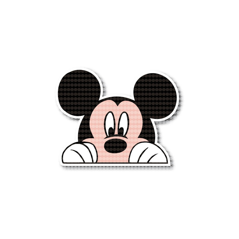 Mickey & Minnie Mouse Peeking Family
