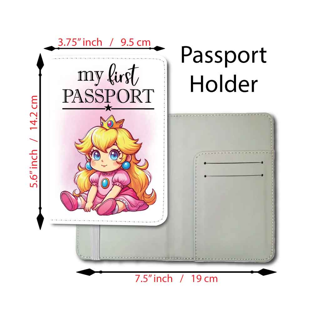 Little Princess Peach | Passport Holder & Luggage Tag
