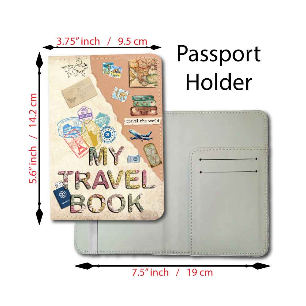 My Travel Book | Passport Holder & Luggage Tag