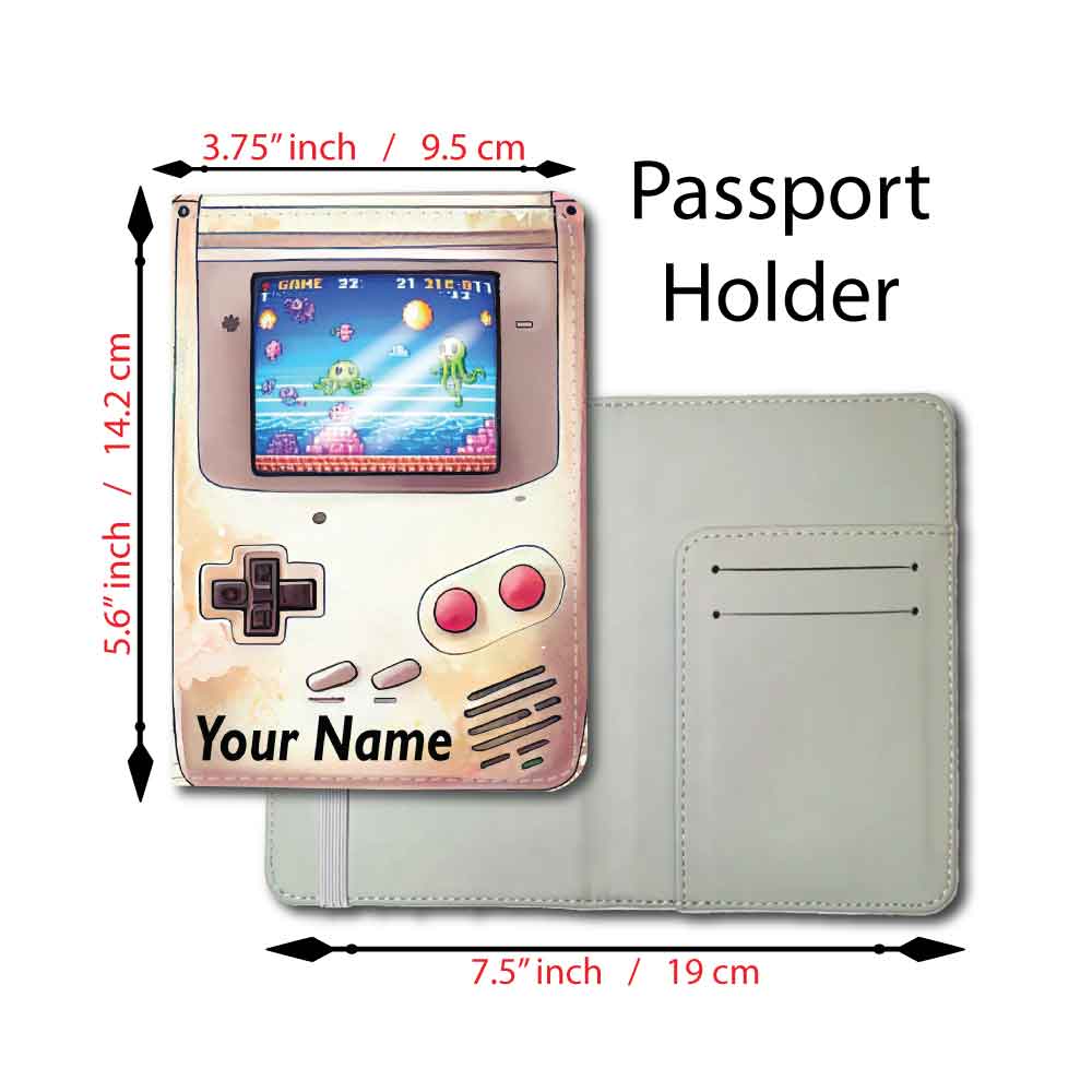 Game Boy | 6 Game Screen Designs | Passport Holder & Luggage Tag