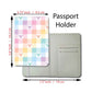 Checkered Mouse Ears Silhouette | Passport Holder & Luggage Tag