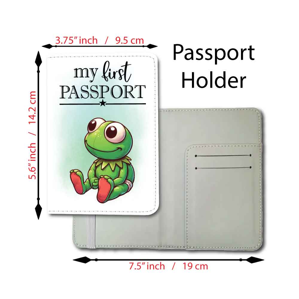 Baby Kermit | Passport Holder & Luggage Tag