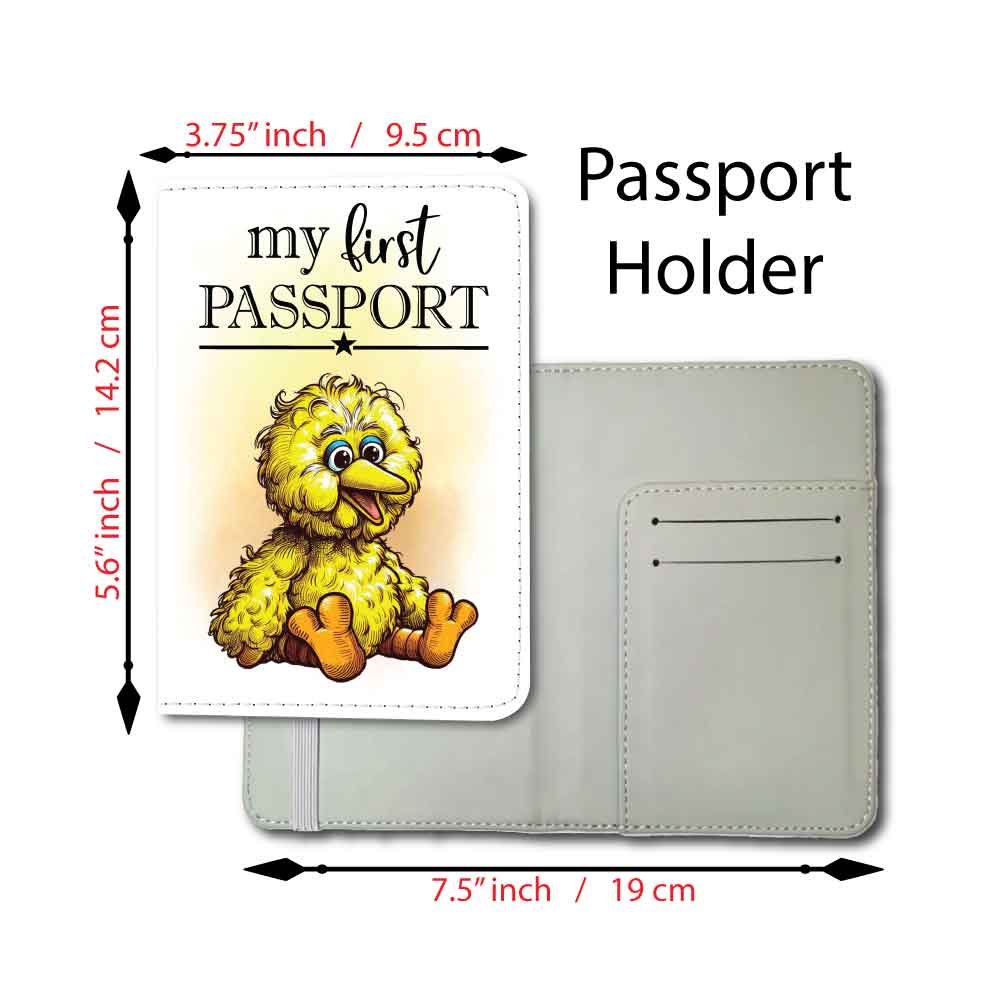 Baby Big Bird | Passport Holder & Luggage Tag