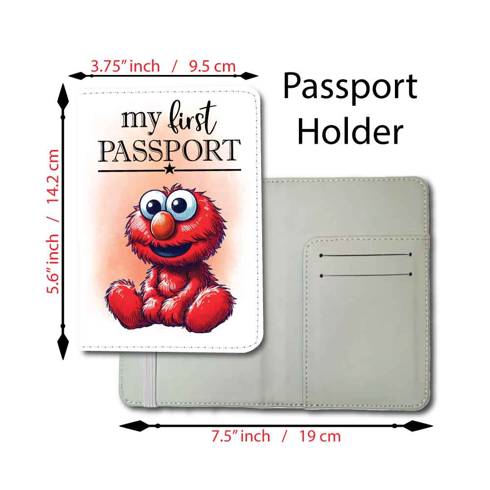 Baby Elmo | Passport Holder & Luggage Tag