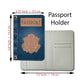 Blue Jean Look Denim Custom | Passport Holder & Luggage Tag