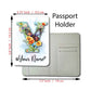 Butterfly Initial Personalized | Passport Holder & Luggage Tag