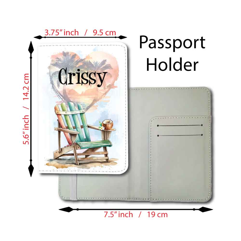 Beach Chair | Passport Holder & Luggage Tag