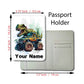 Personalized | T-Rex | Passport Holder & Luggage Tag