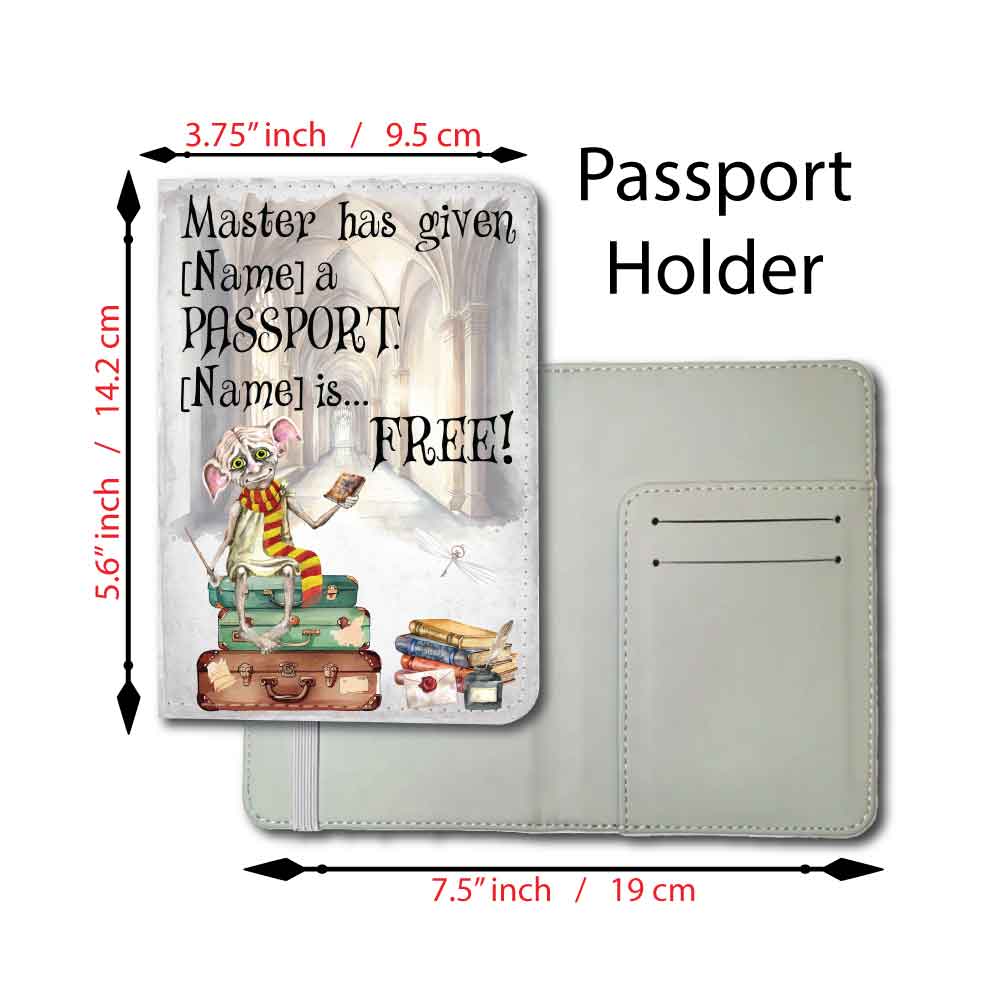 Doby House Elf "Quote" | Passport Holder and Luggage Tag