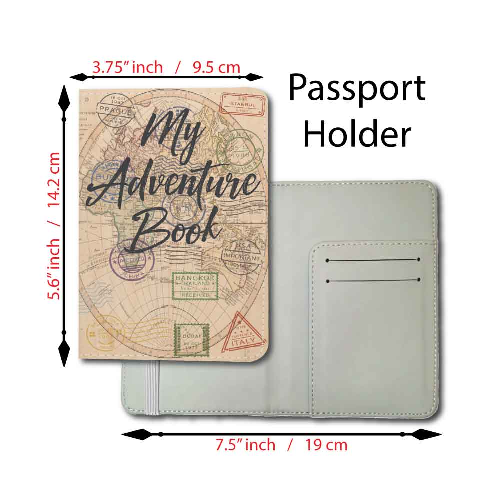 My Adventure Book | Passport Holder & Luggage Tag