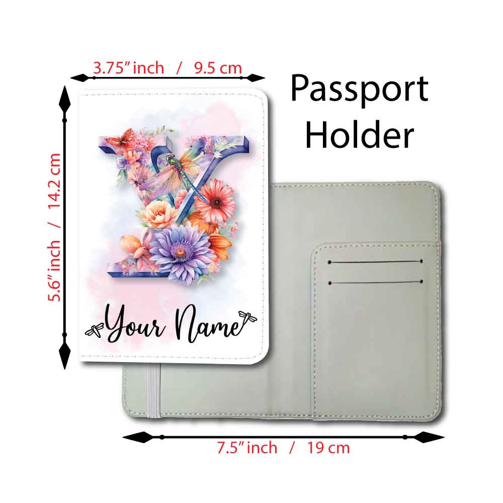 Dragonfly Monogram | Passport Holder & Luggage Tag