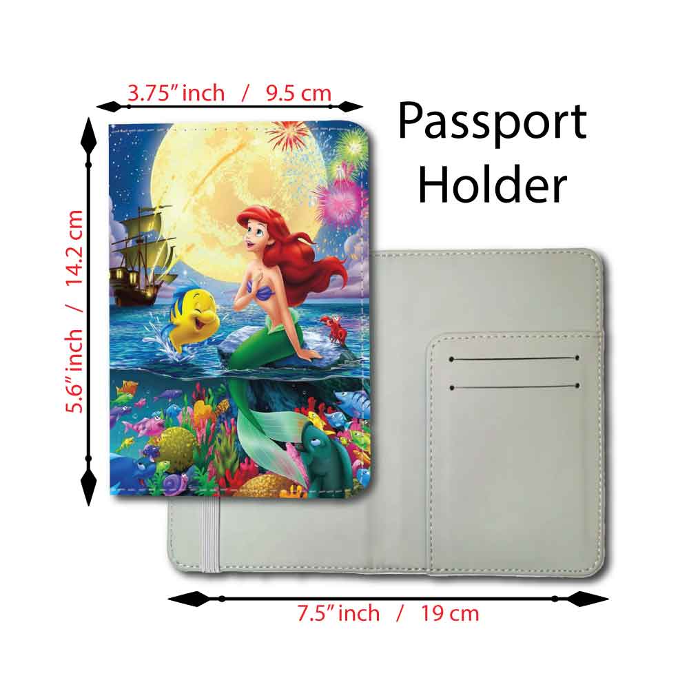 Ariel & Flounder | Passport Holder & Luggage Tag