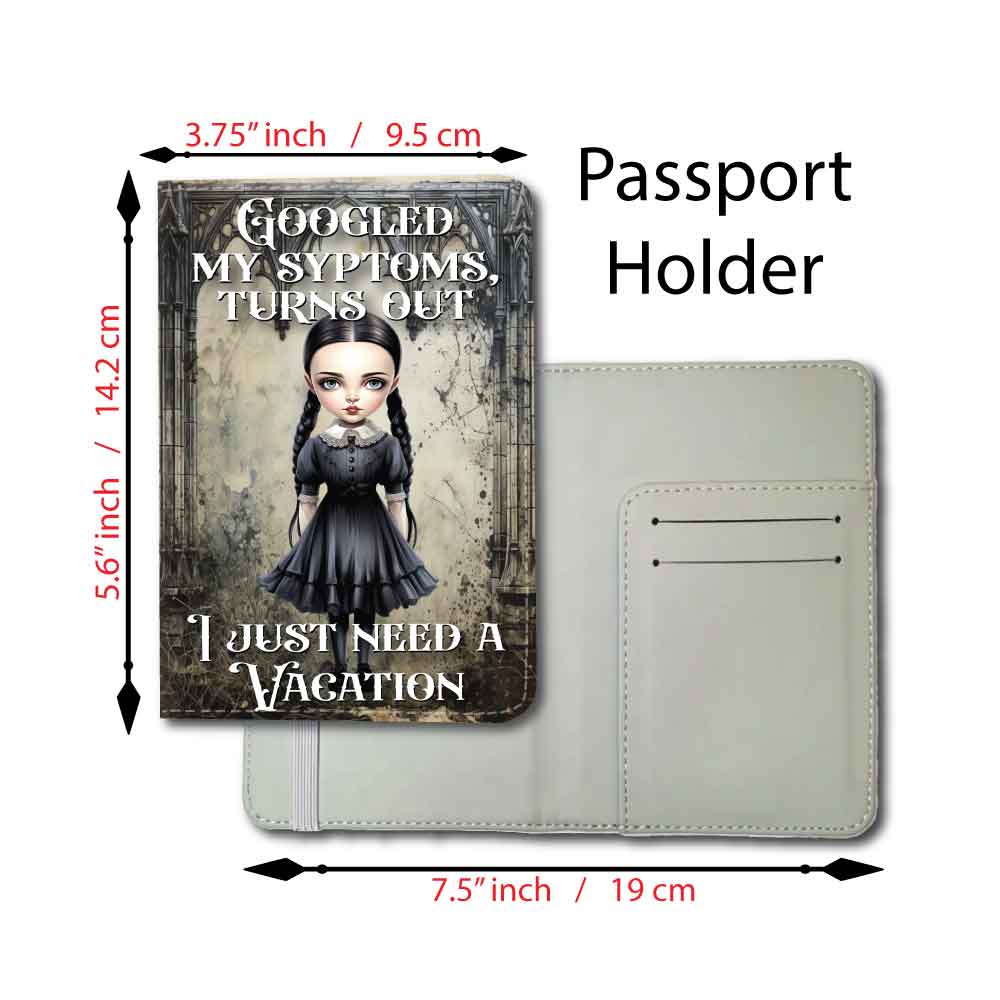 Wednesday  | Passport Holder & Luggage Tag