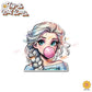 Bubblegum Princesses | Vehicle Window, Vinyl decal stickers