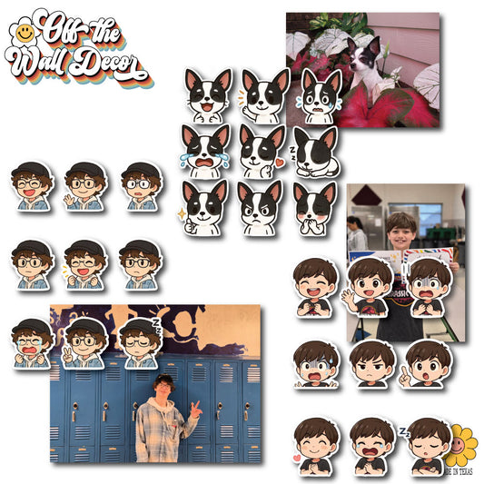 Sticker Me! Includes all 9 stickers